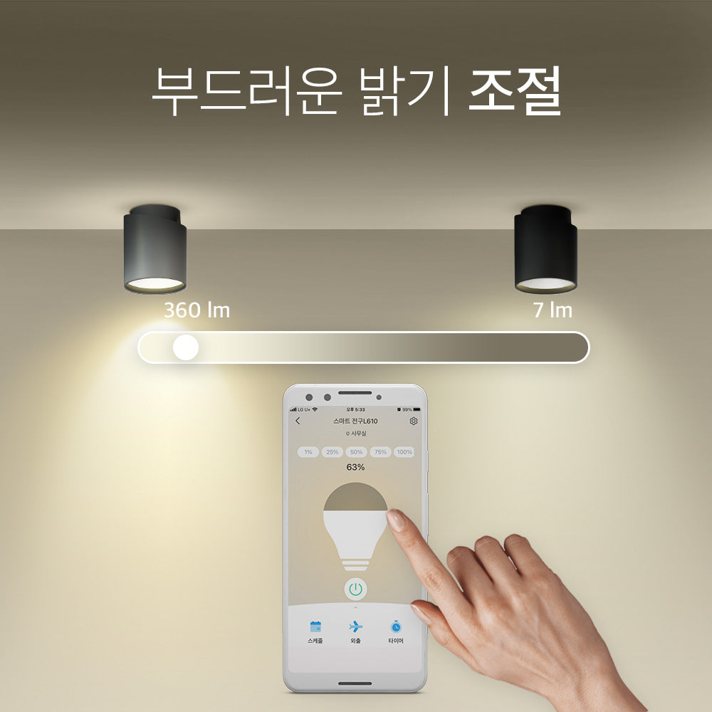 스마트 소포트라이트 조광 전구
