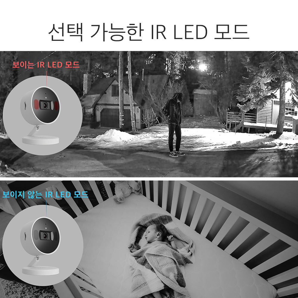 400만화소 프라이버시 셔터 자석부착 홈캠 실시간 카메라