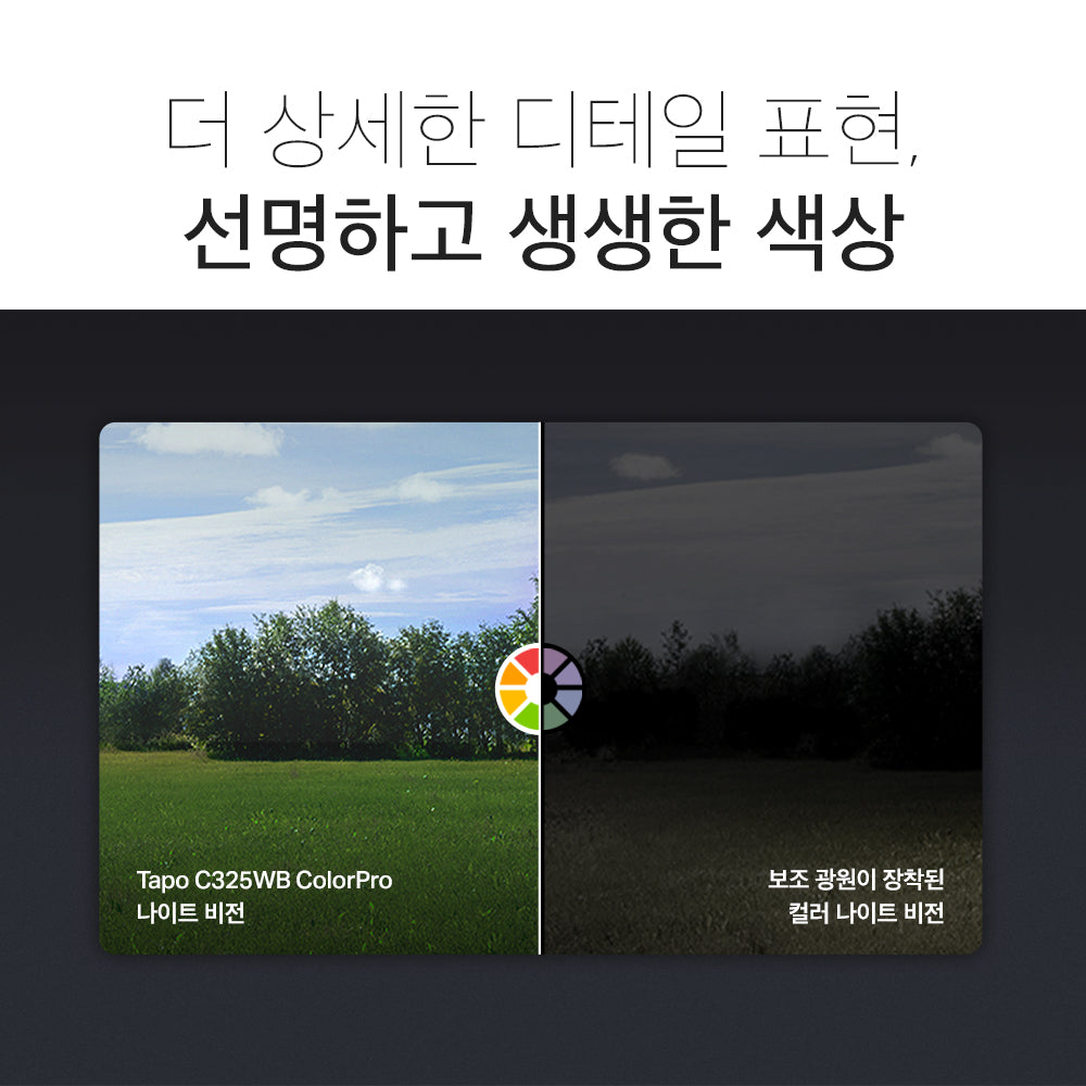 400만화소 컬러프로 실외용 보안 카메라