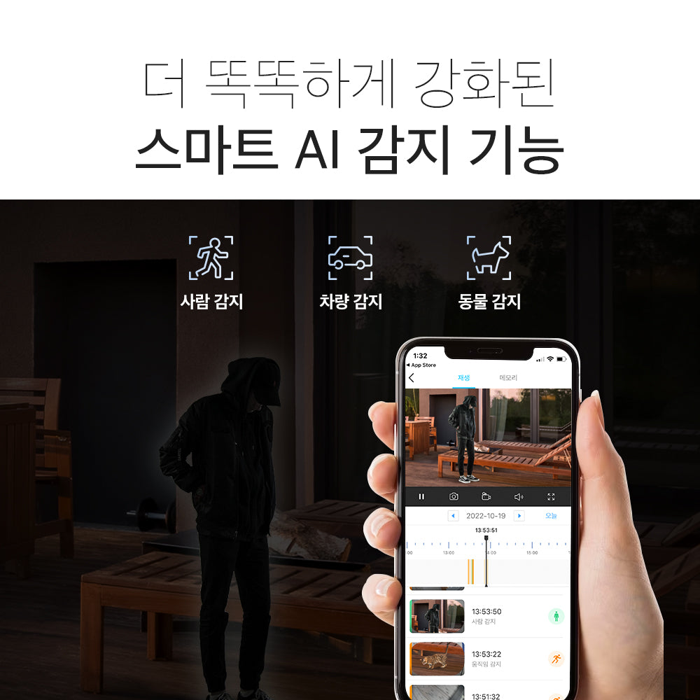400만화소 컬러프로 실외용 보안 카메라