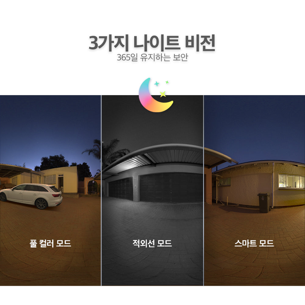 400만화소 실외용 회전형 보안 카메라