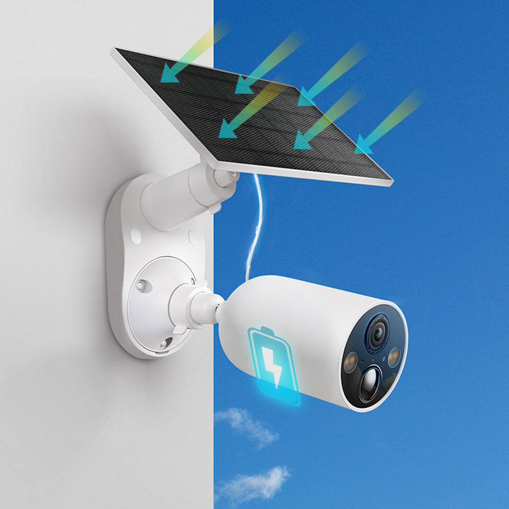 400만화소 배터리 카메라 & 태양광 충전 패널 키트