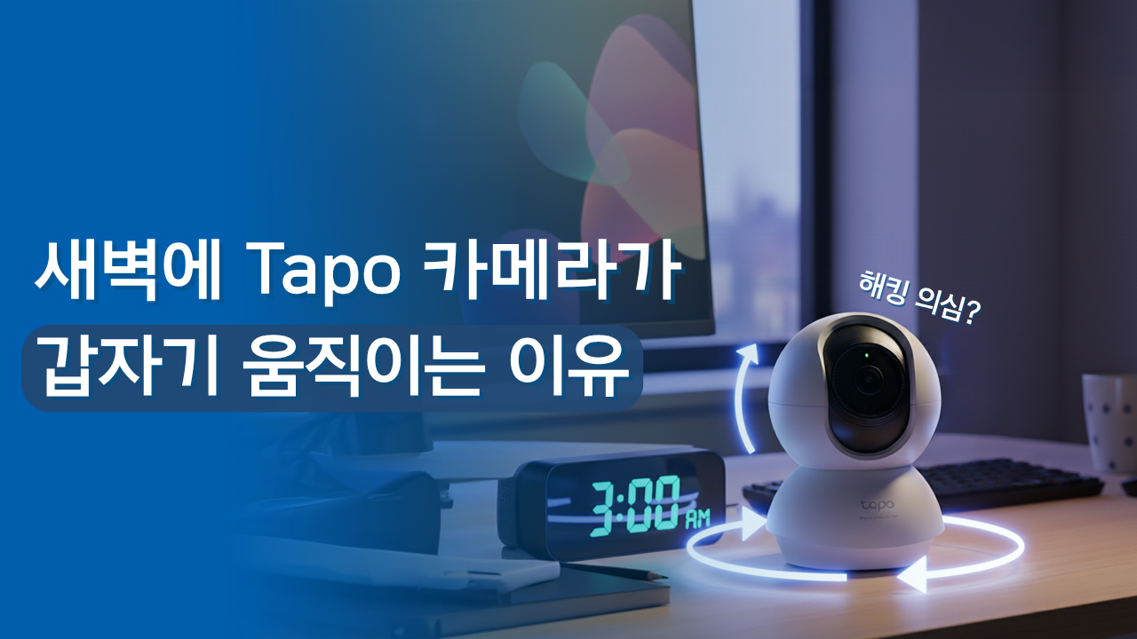 Tapo 카메라 해킹에 대한 오해: 새벽 시간대 홈캠 자동 회전의 원인과 보안을 위한 체크리스트