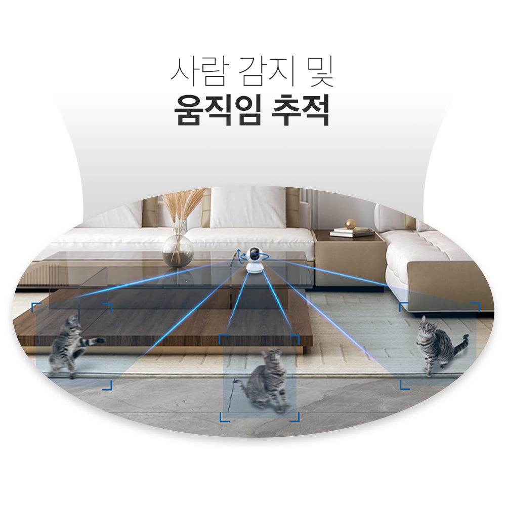 [추석선물 특가] 500만화소 실내용 회전형 카메라 2개
