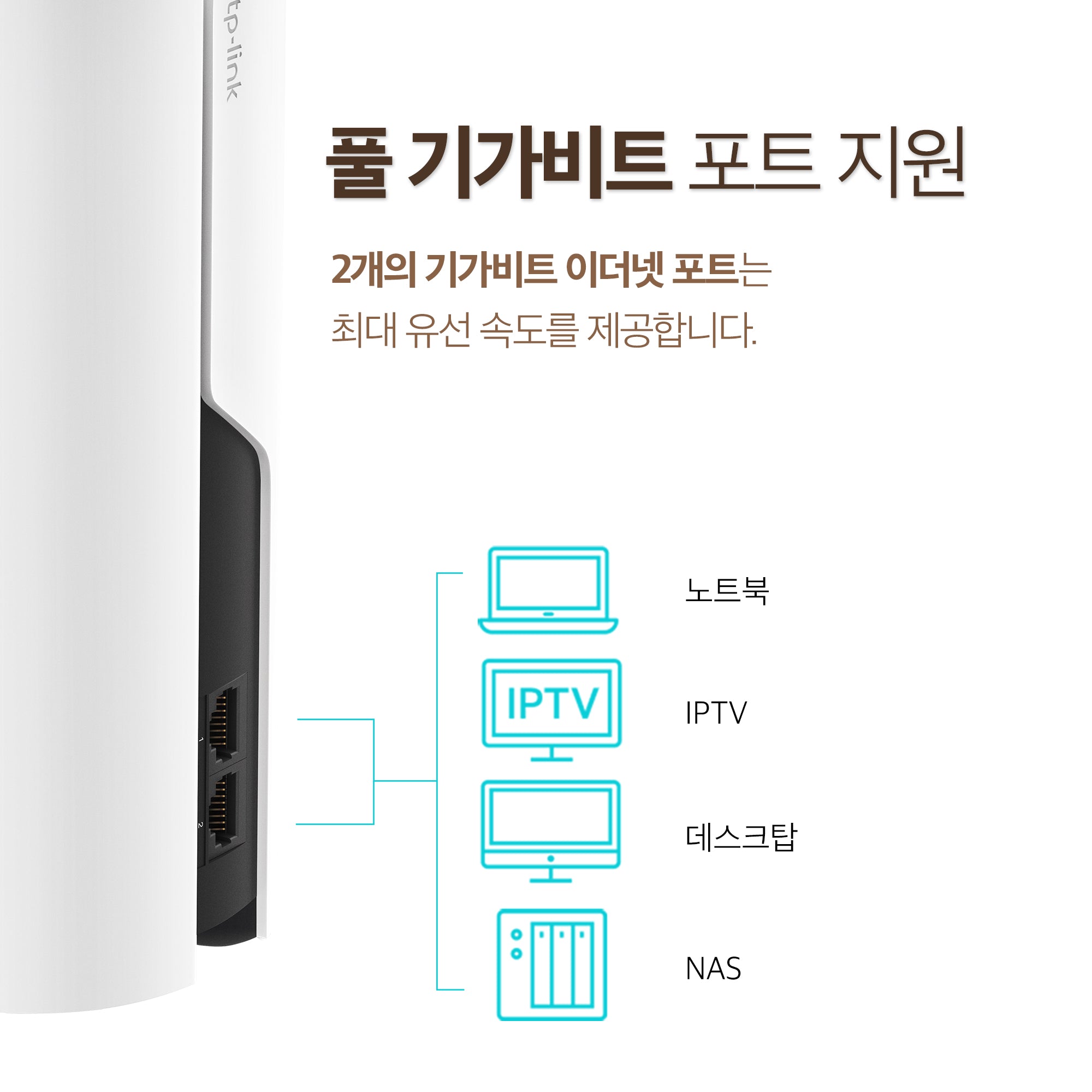Deco M4 AC1200 메시 와이파이 Wi-Fi 5 기가 유무선 인터넷 공유기