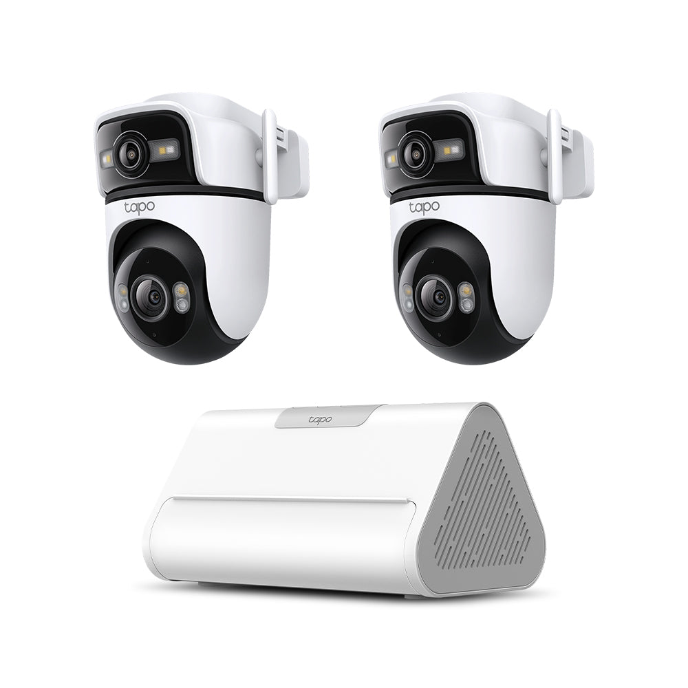 CentralHub™ (H500 허브) + 500만화소 풀컬러 실외용 회전 카메라 (Tapo C545D) SET