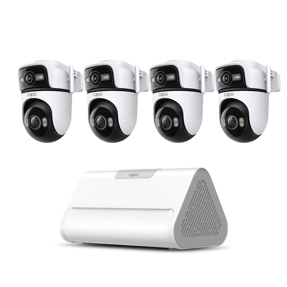 CentralHub™ (H500 허브) + 500만화소 풀컬러 실외용 회전 카메라 (Tapo C545D) SET