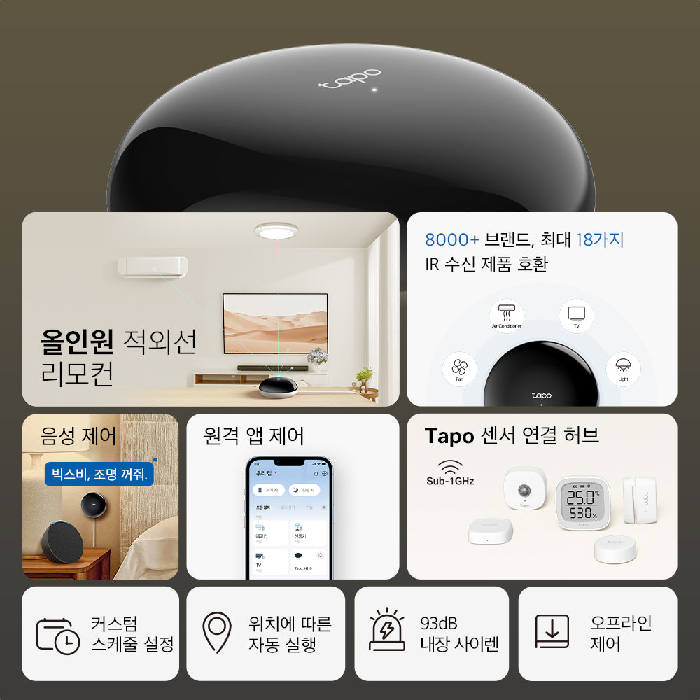 [SET] 스마트 허브 H110 + 스마트 온습도계 T315