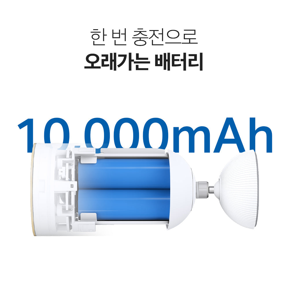 4K 실외용 배터리 보안 카메라