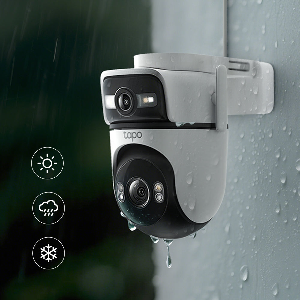 300만화소 실외용 듀얼렌즈 회전형 보안 카메라