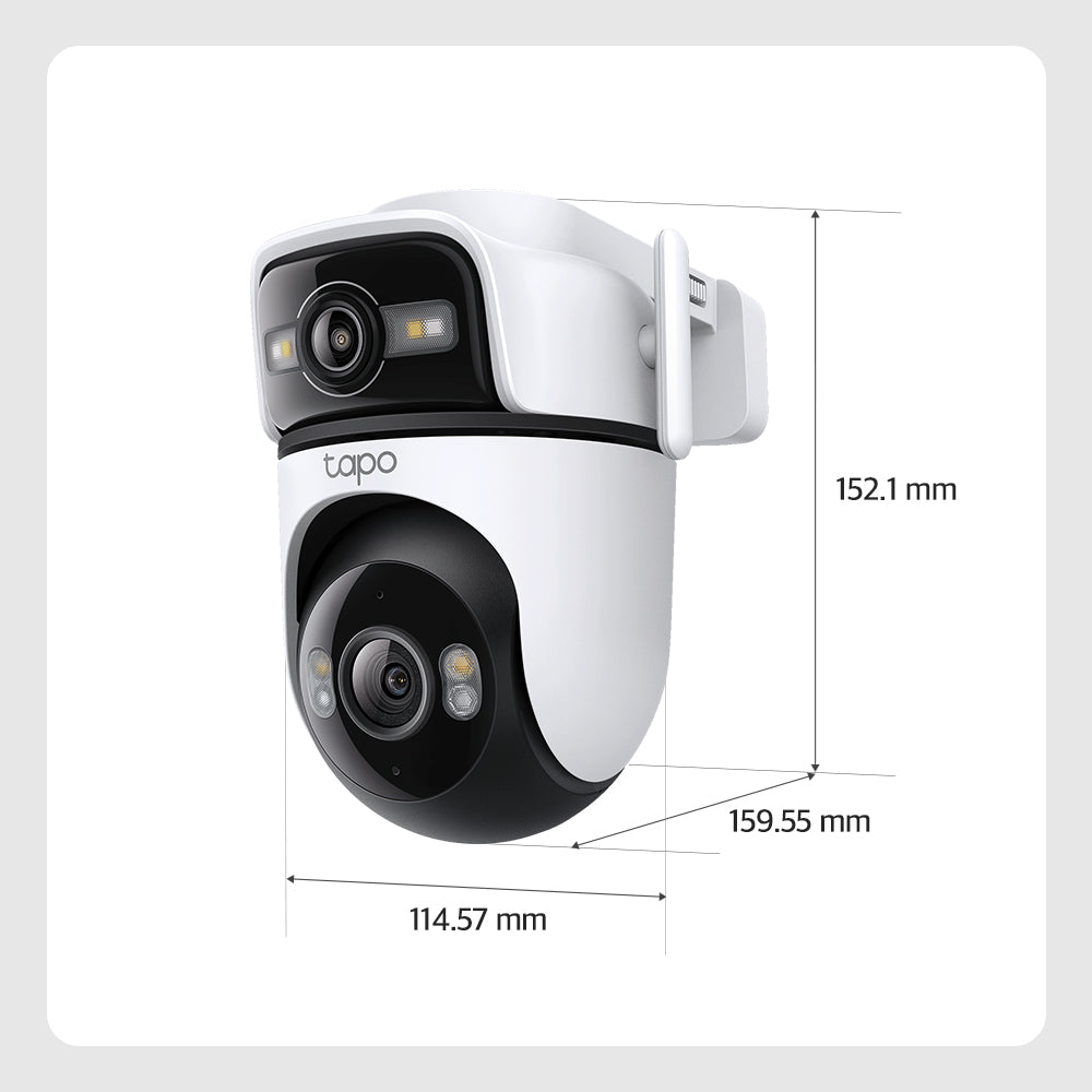 300만화소 실외용 듀얼렌즈 회전형 보안 카메라