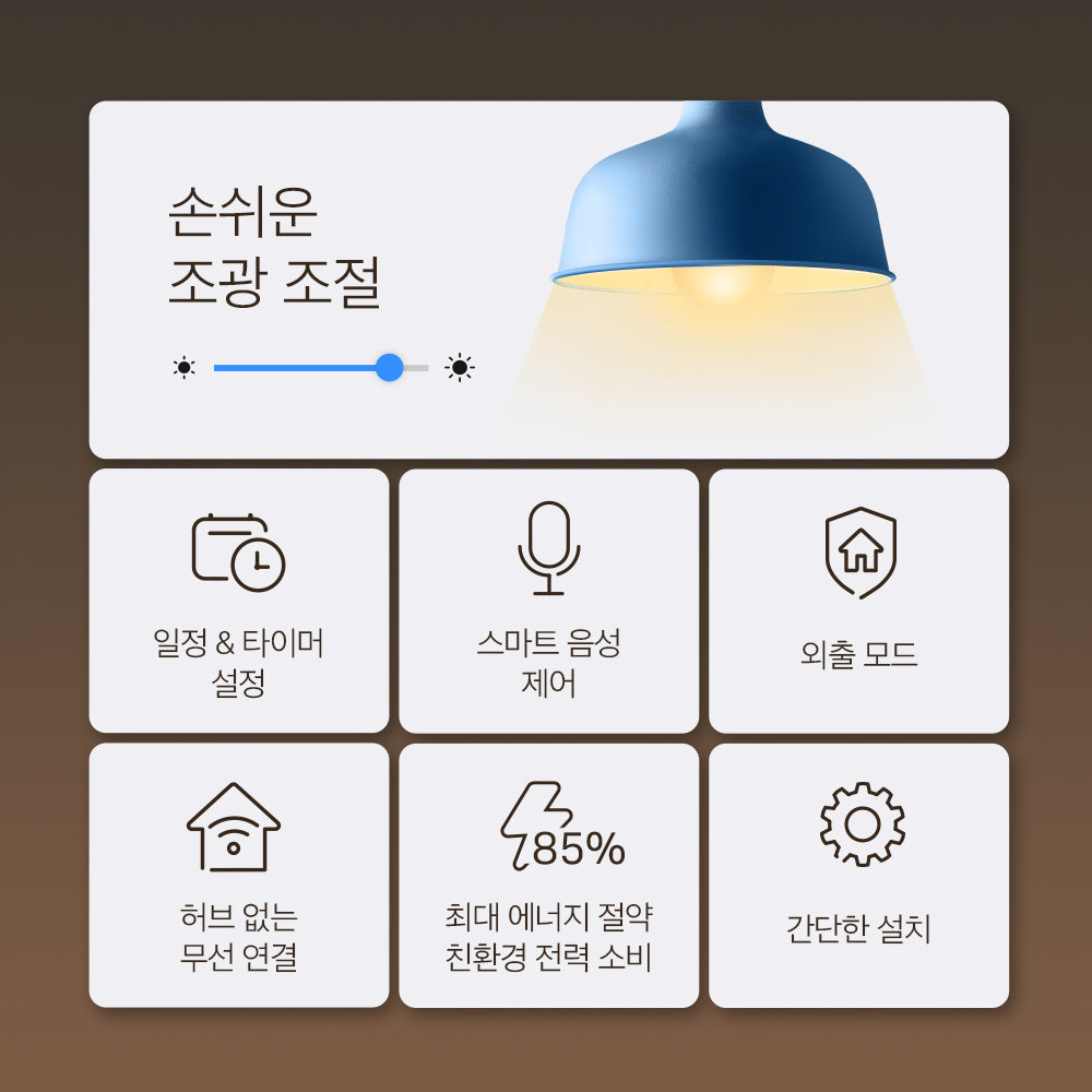 Tapo L510E 스마트 조광 전구 E26소켓