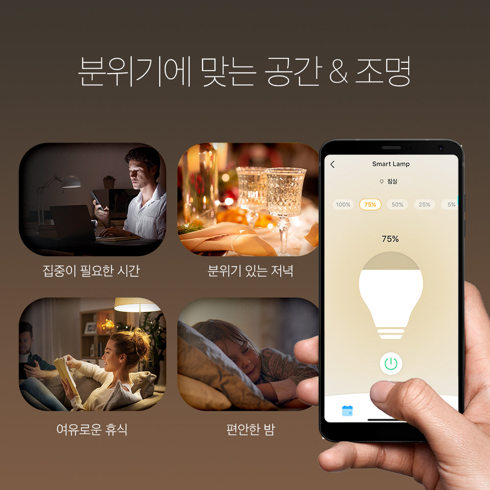 Tapo L510E 스마트 조광 전구 E26소켓