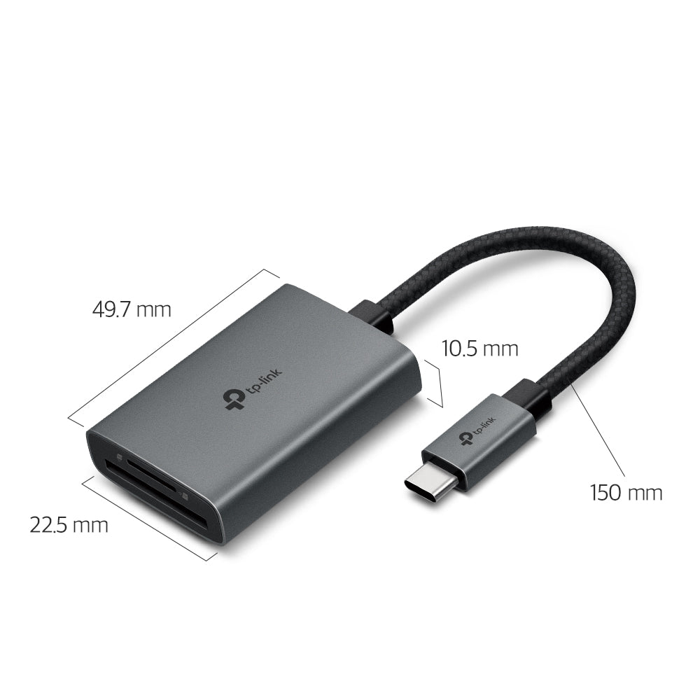 티피링크 UA430C SD 카드 리더기 USB-C 동시 읽기/쓰기