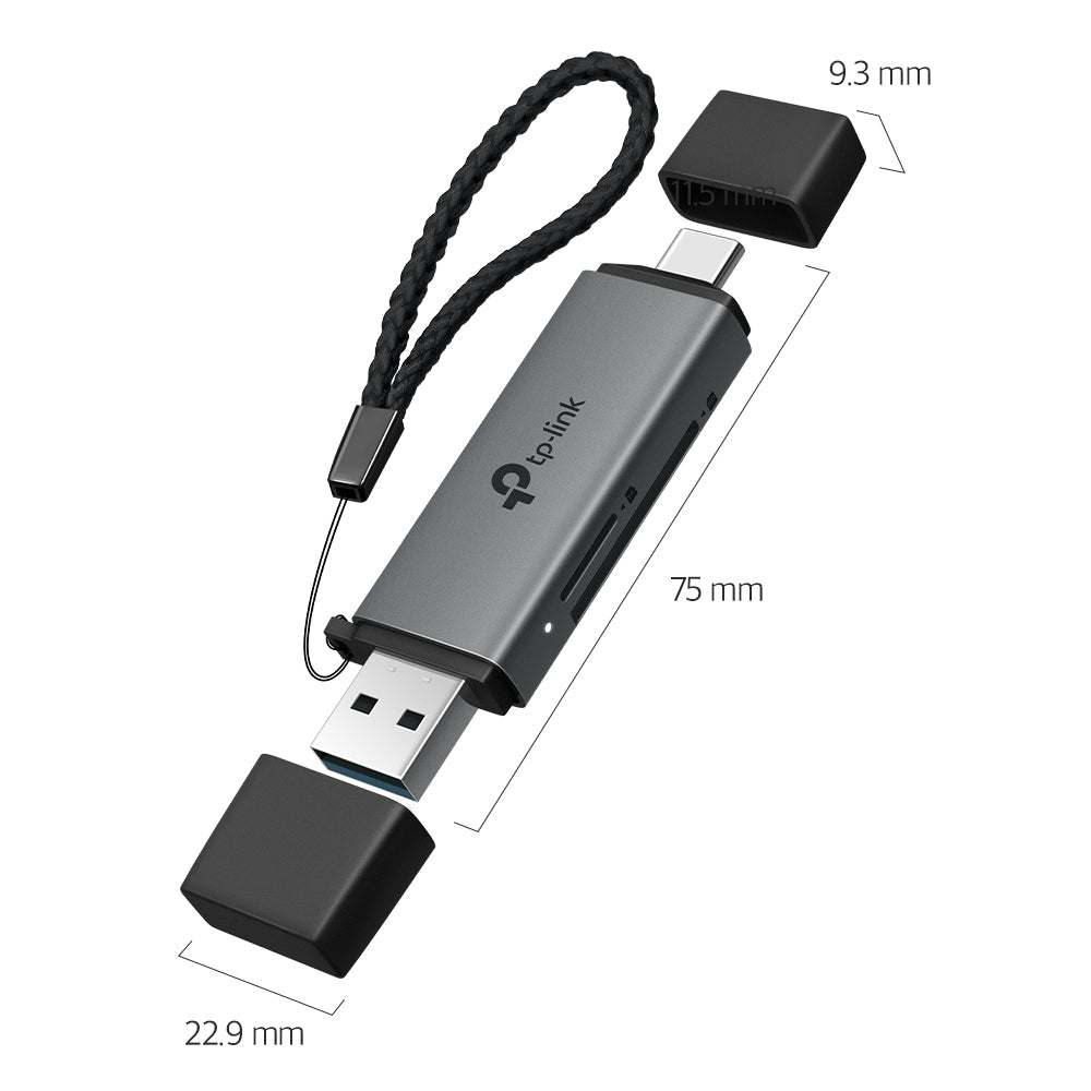티피링크 UA430D SD 카드 리더기 USB 3.0 USB C/A