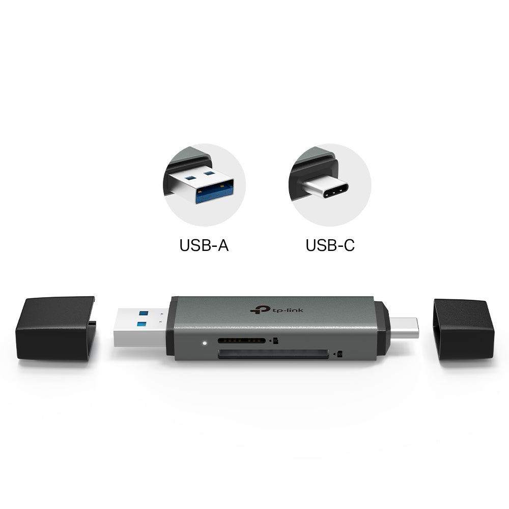 티피링크 UA430D SD 카드 리더기 USB 3.0 USB C/A