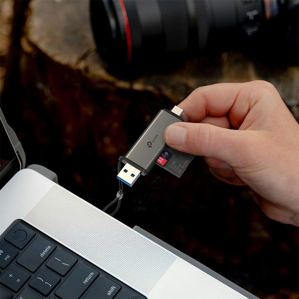 티피링크 UA430D SD 카드 리더기 USB 3.0 USB C/A