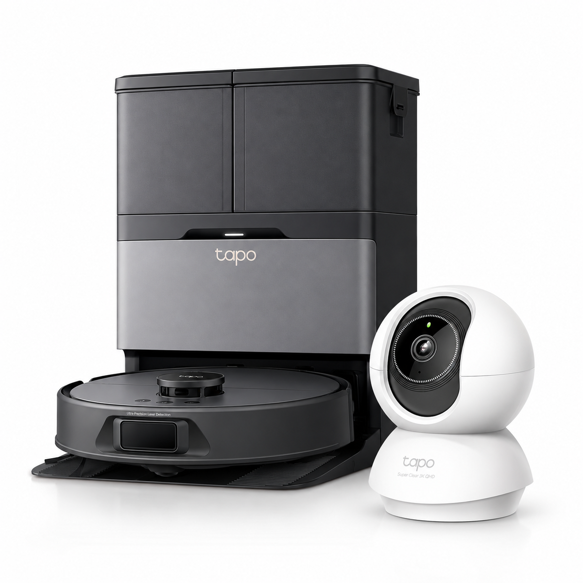 [Tapo RV50 Pro Omni+C230] 반려동물 털 청소 & 모니터링 세트